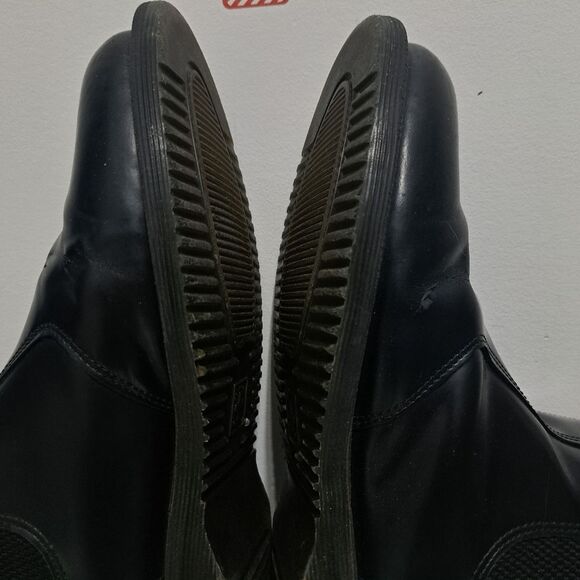 Dr. Martens Flora Smooth Chelsea Y2K Goth Boots Size 9 Black - Picture 11 of 16